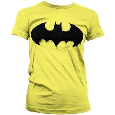A.B. Dámské tričko Batman Inked Logo žluté