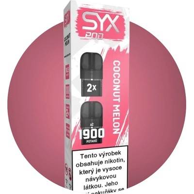 Syx Pod Coconut Melon 16,5 mg 2 x 950 potáhnutí 1 ks – Zboží Mobilmania