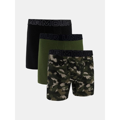 Under Armour Мъжки боксерки Under Armour M UA Perf Cotton Nov 6in (3 бр. ) Under Armour | Zelen | МЪЖЕ | XS