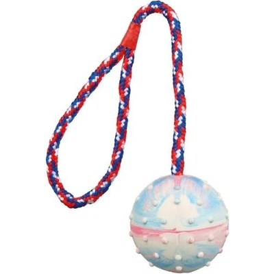 Trixie Ball on a rope natural rubber ř 6 30 cm