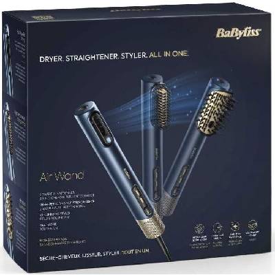 BaByliss AS6550E Air Wand 3v1, Žehlička na vlasy, Fén, Styler