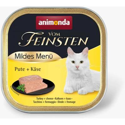 Animonda Vom Feinsten Adult Mildes Menu Turkey with cheese 100 g
