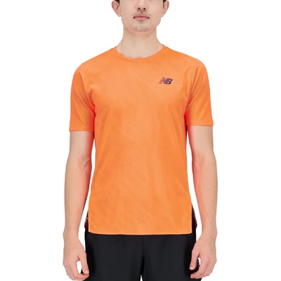 New Balance Тениска New Balance Q Speed Jacquard Short Sleeve Оранжев Velikost L