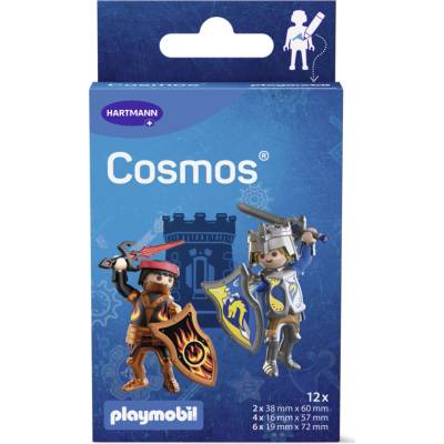 COSMOS Playmobil novelmore vodeodolná detská náplasť na rany 12 ks