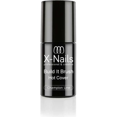 Iconic line Base builder profesionální jednofázový gel Hot Cover extra pevný tónovaný flexibilní gel v lahvičce 5ml