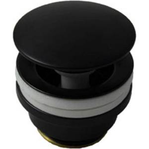 Paffoni Ringo West - Затварящ се сифон за умивалник 1 1/4, Click-Clack, матово черно ZSCA050NO (ZSCA050NO)
