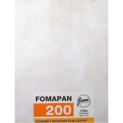 FOMAPAN 200 10,2x12,7 cm (4x5")/50 ks