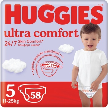 HUGGIES Ultra Comfort Mega 5 11-58 ks 25 ks
