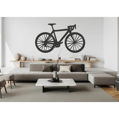 Drevený obraz - cestný bicykel na stenu