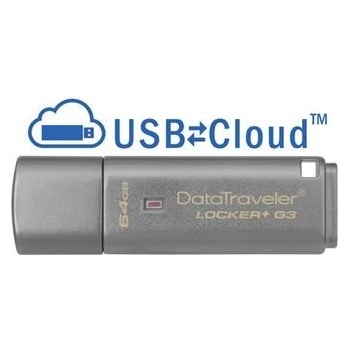 Kingston DataTraveler Locker+ G3 64GB DTLPG3/64GB