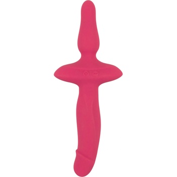 Couples Choice - 2в1 вибратор и анален плъг (розов)