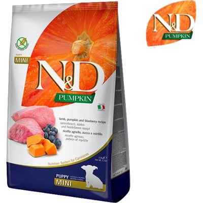 N&D Pumpkin Puppy Mini Grain Free Lamb & Blueberry 0,8 kg