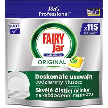 Fairy Jar Professional Lemon kapsle do myčky nádobí All-in-One 115 ks