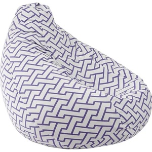 Pufrelax Пуф круша 320л. , Nirvana Grande, Zappity Purple, Перящ се калъф, Пълнеж от Полистиролни перли, Гама Premium