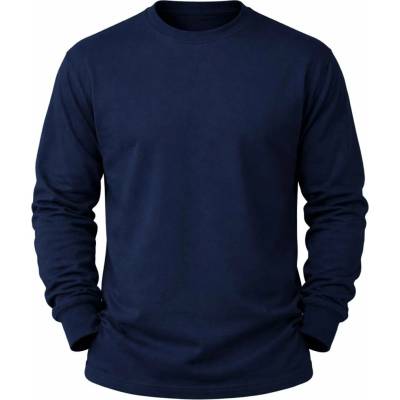 Elektronický střih / PDF pánské tričko s dlouhým rukávem-2XL-5XL