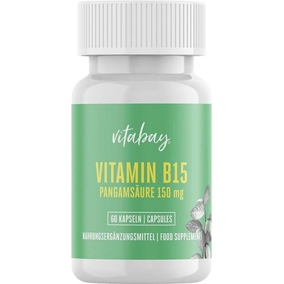 Витамин В15 (пангамова киселина) 150 mg 60 капсули | Vitabay (VB1148 (LR3B))