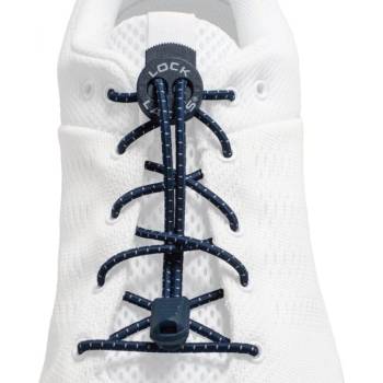 LOCK LACES Шнурове за обувки, тъмносини (LL5006)