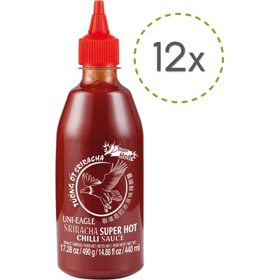 Uni-Eagle Sriracha Super Hot Chilli Sauce 440 ml