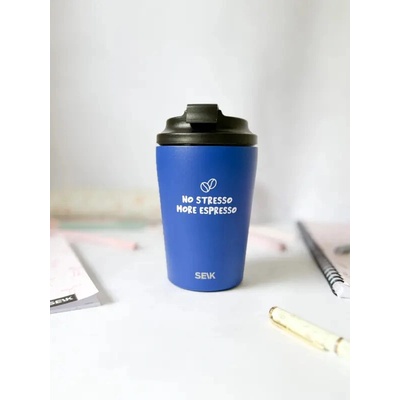 Seik Termoska espresso 350 ml modrý