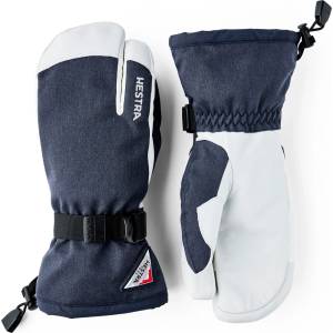 Hestra Ръкавици Hestra Powder Gauntlet 3 Finger Gloves - Navy / Off-White - размер 10 (EU) (202-5010-0515)