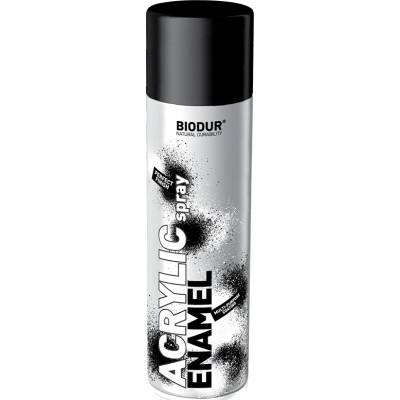 LAKIER W SPRAYU 500ml CZARNY MATOWY BIODUR