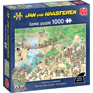 Jumbo Пъзел Jumbo от 1000 части - Екскурзия в джунглата (1110100622)