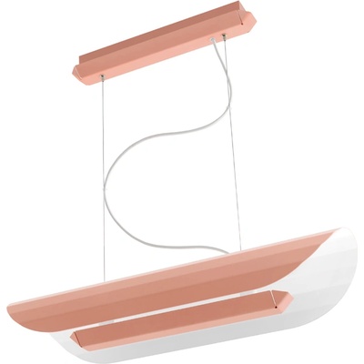 Kaspa Apolin висяща линейна лампа, 65 см, пепел от рози (11205116)