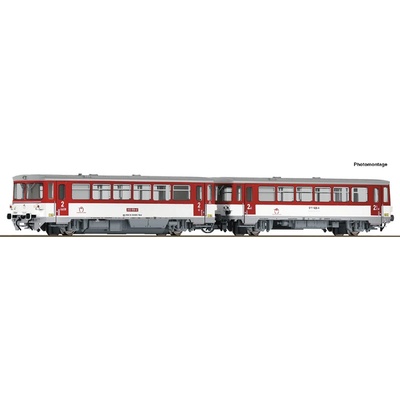 Roco motorový vůz 810 s přípojným vozem ZSSK DCC se zvukem 7790005