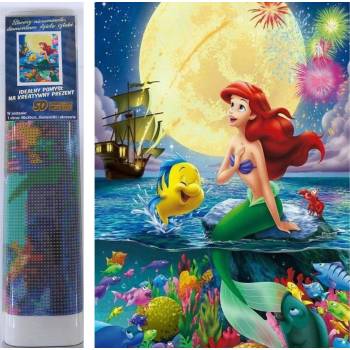 Norimpex - Puzzle Diamond Painting The Little Mermaid Ariel 30x40cm - 1 - 39 piese