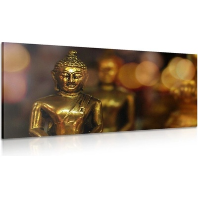 Obraz Budha s abstraktním pozadím - 100x50