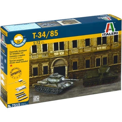 Italeri Fast Assembly y 7515 T-34/85 1:72