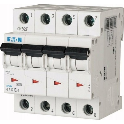 Eaton 4P B 13A 6kA AC PL6-B13/4 166492