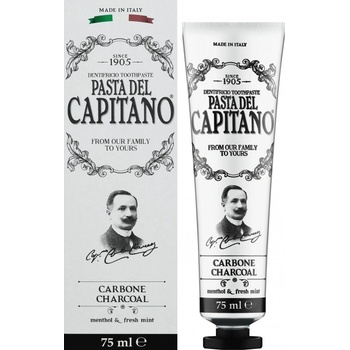 Pasta Del Capitano 1905 Charcoal Toothpaste Пасти за зъби 75ml