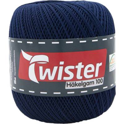 Pletací příze Kurtenbach Twister Häkelgarn 100 Barva: 59 MARINE