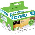 DYMO етикети за адреси 36 x 89 mm, постоянни, прозрачни, 260 бр (S0722410)