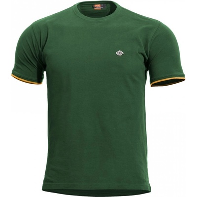 Tričko Pentagon Levantes Crewneck Stripes zelené