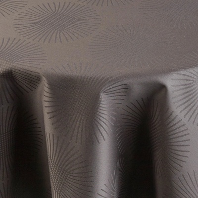 Veba Ubrus Flow Pampelišky tmavá šedá 140x120cm