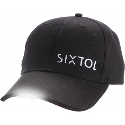 SIXTOL s LED světlem B-CAP 25lm nabíjecí USB černá