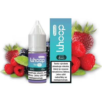WHOOP Blackberry Blackcurrant Raspberry Strawberry Blueberry 10 ml 6 mg