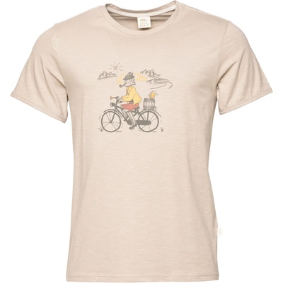 Мъжка тениска Chillaz Tyrolean Trip T-shirt - Dark Sand - размер XS (216-2108-0512)
