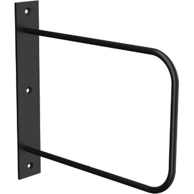 Walteco 148362 Konzole Bend, 22 x 23 cm, matná černá