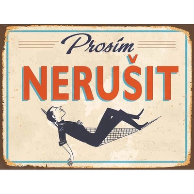 Ceduľa Prosím Nerušit