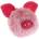 Gimborn GimCat играчка за котки - плюшени животински глави Прасе