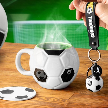 Dreboliiki Подарък за Футболен Фен - Чаша и Ключодържател