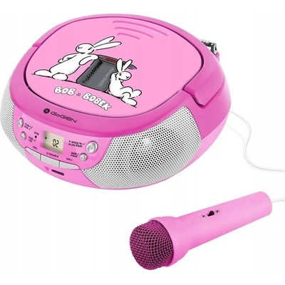 Boombox pro děti GoGEN BOBPREHRAVACP růžový