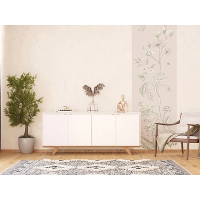 AG Design FTNVL-3735 Vliesová fototapeta OLD GRAPHICS FLORALS, rozměry 90 x 270 cm