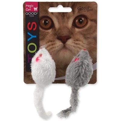Magic Cat myšky chrastící s catnipem 11 cm 2 ks