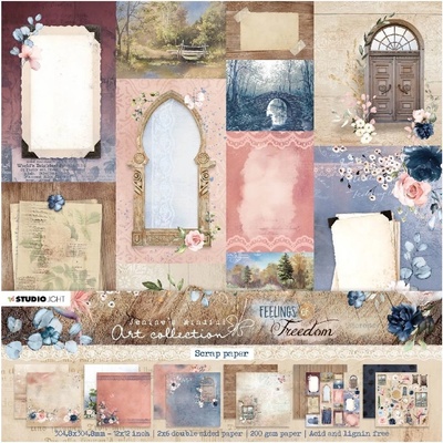 Scrapbooková sada Studio Light "Feelings of Freedom", 30,5x30,5 cm, 12 l.