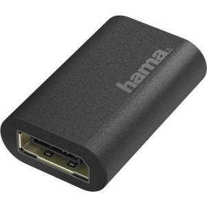 Hama Адаптер HAMA 200345, от DisplayPort(ж) към DisplayPort(ж), черен (HAMA-200345)