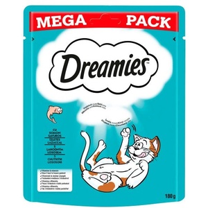 Dreamies лакомства с вкусен сьомга за котки 180 г